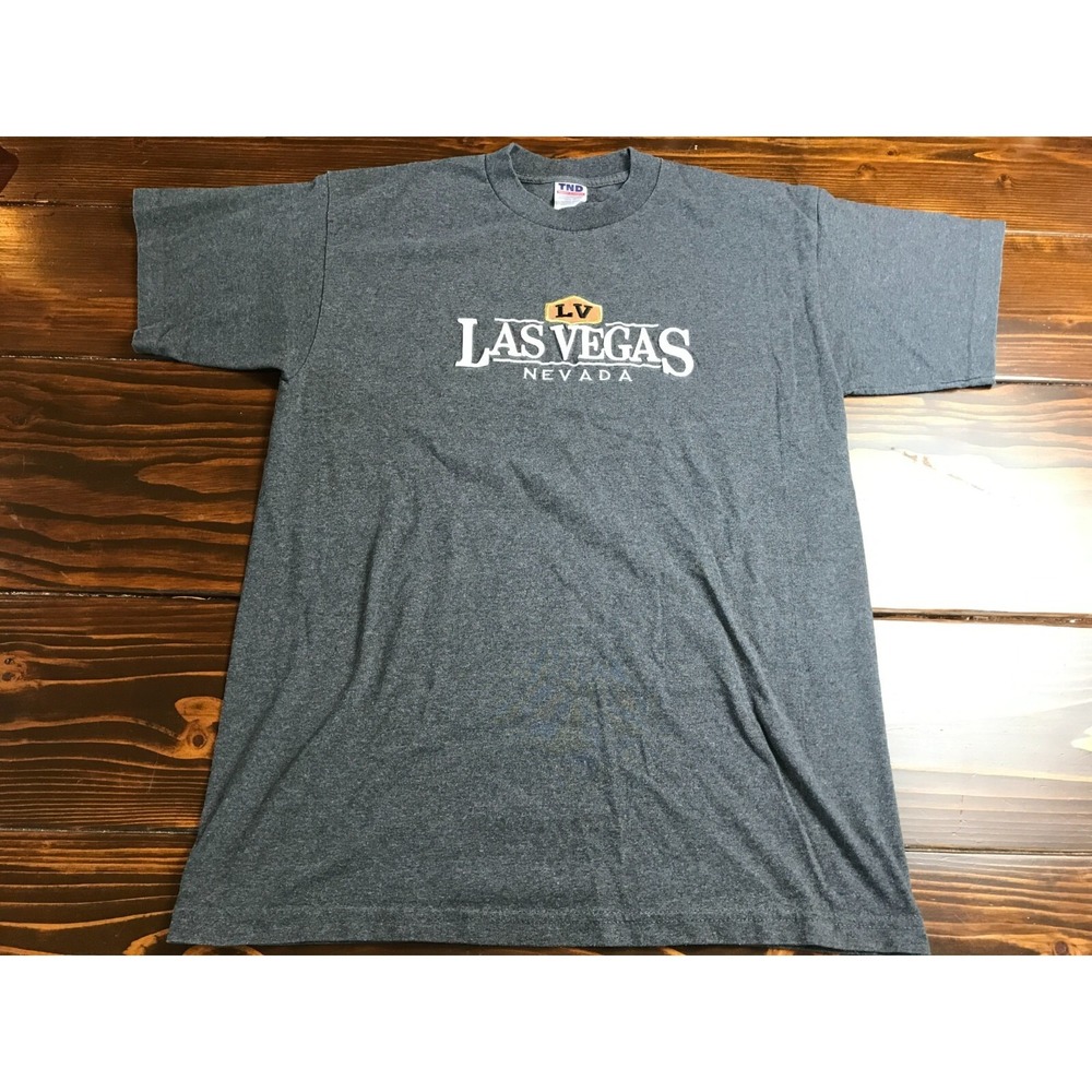 Tornado Activewear Shirt, Men's Size Large, Gray, Las Vegas Nevada Print